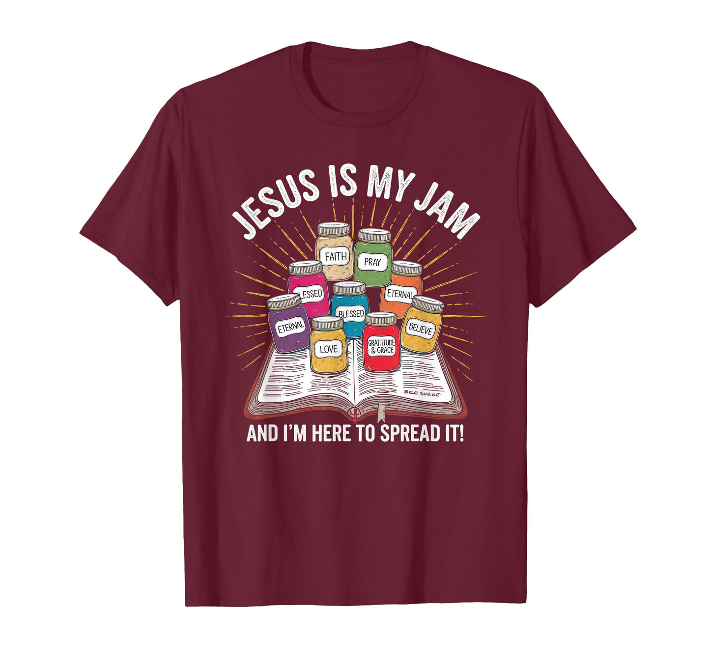 Jesus is My Jam Tshirt Men Women Christian Bible Verse T-Shirt