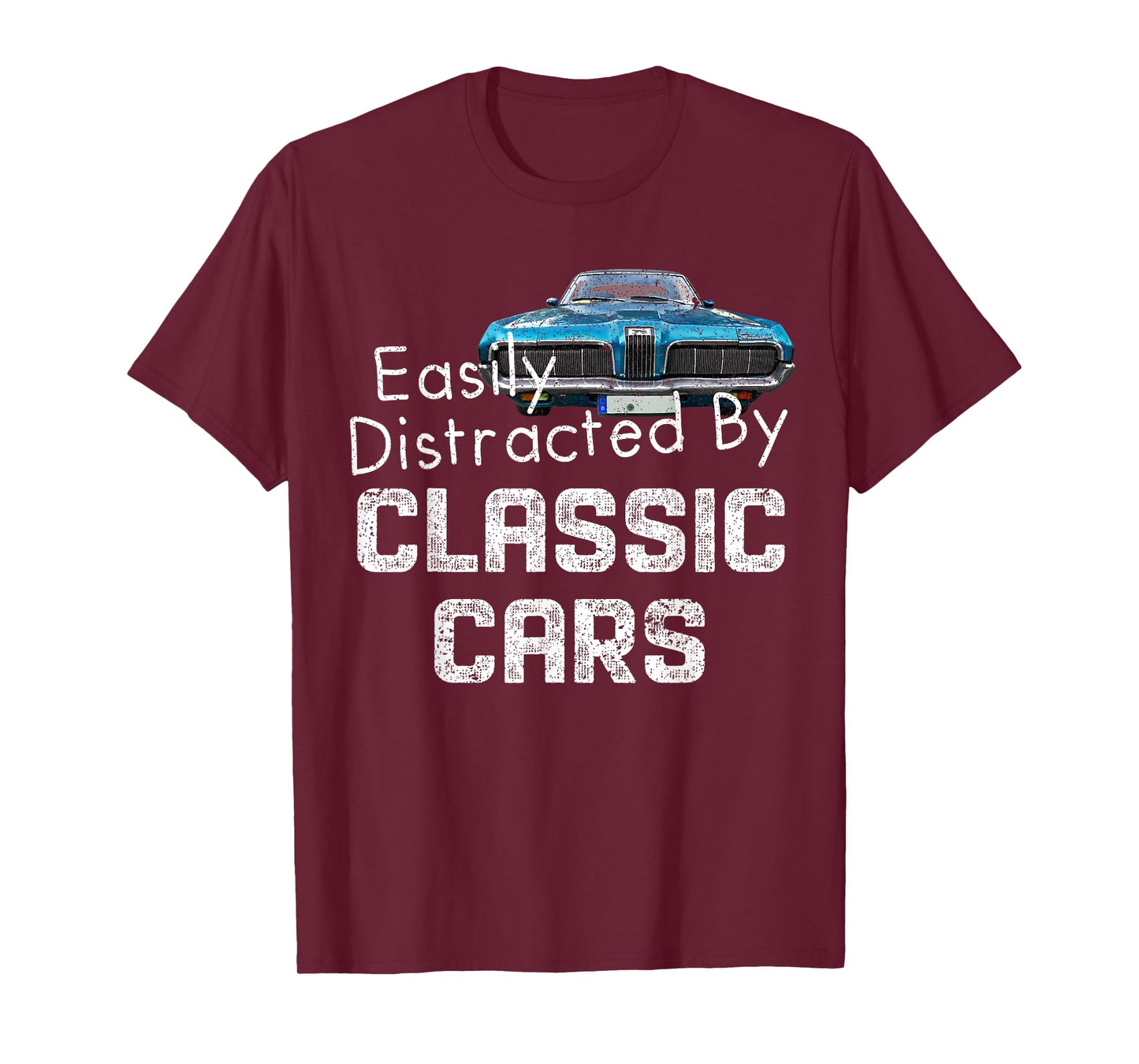 1968 68 Mercury Cougar easily distracted by classic car T-Shirt