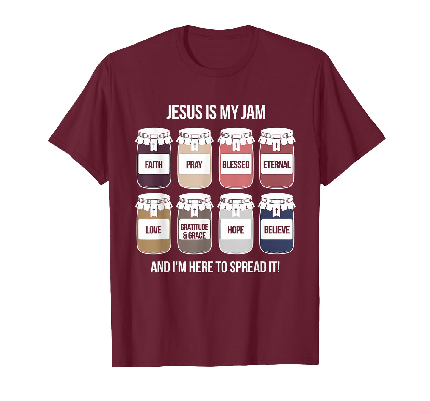Jesus is My Jam Tshirt Men Women Christian Bible Verse T-Shirt