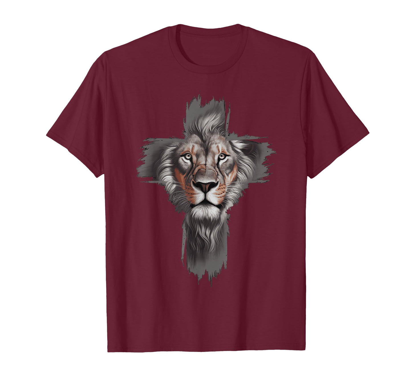 Lion of Judah Christian Cross T-Shirt