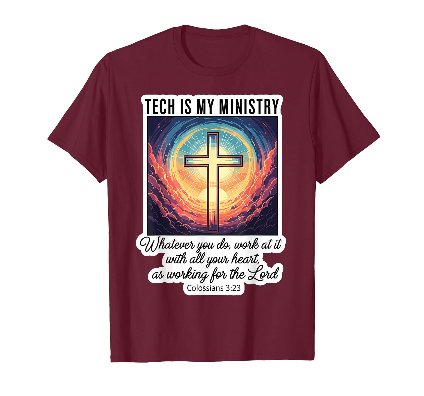 Christian Technology Expert Tech is My Ministry Jesus Christ T-Shirt