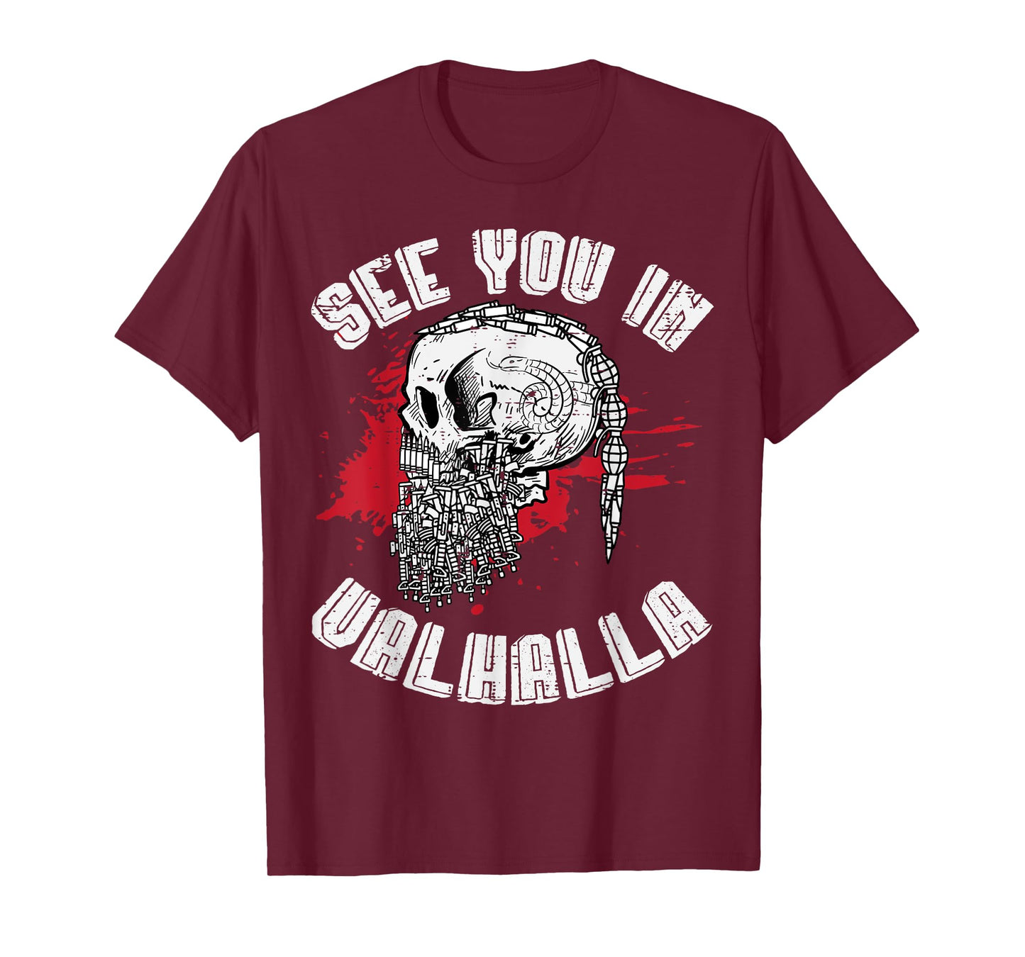 Viking See You In Valhalla Norse Mythology Men Boys Kids T-Shirt