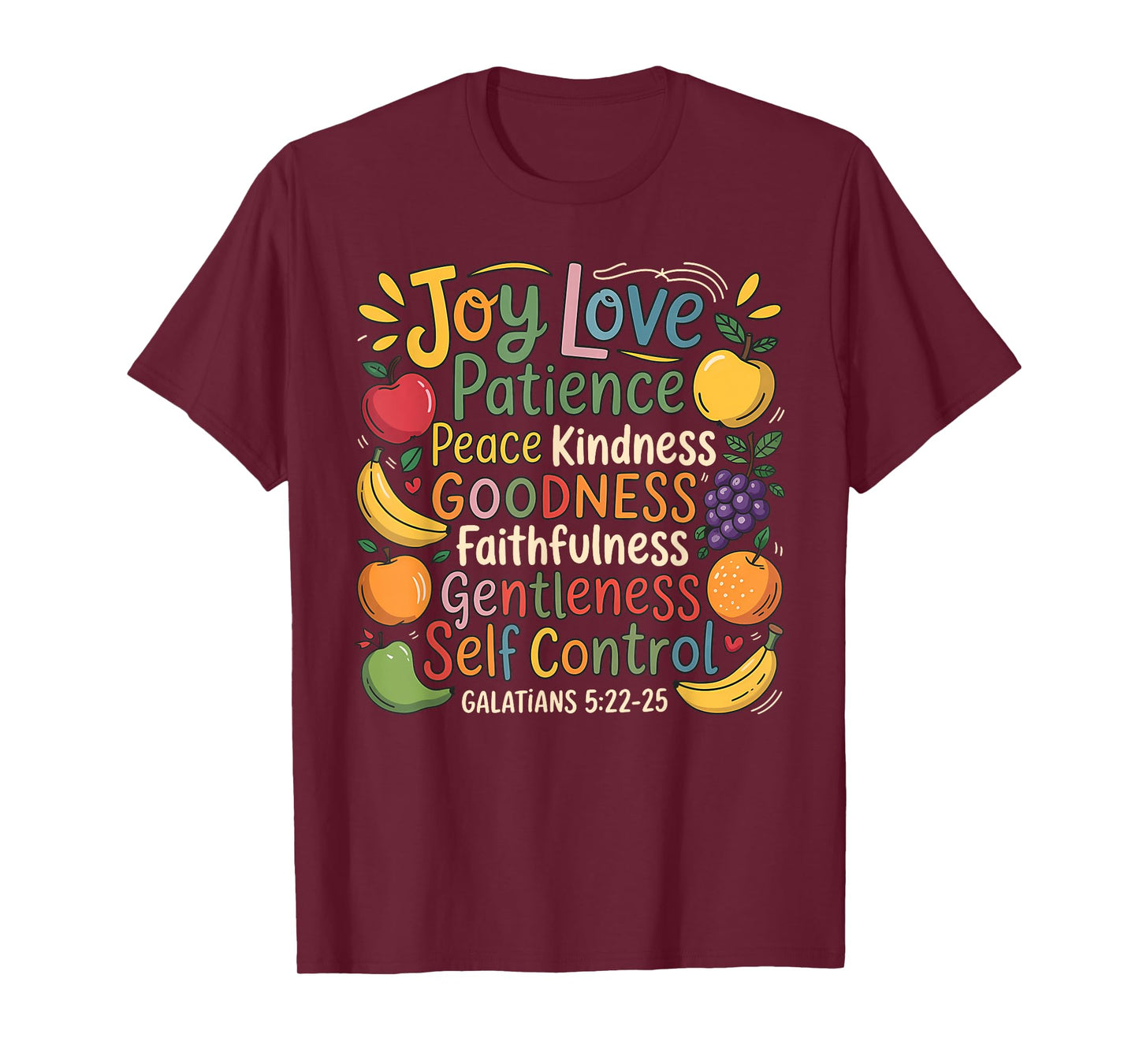Awesome Galatians Fruit Of The Spirit Religious Verses T-Shirt