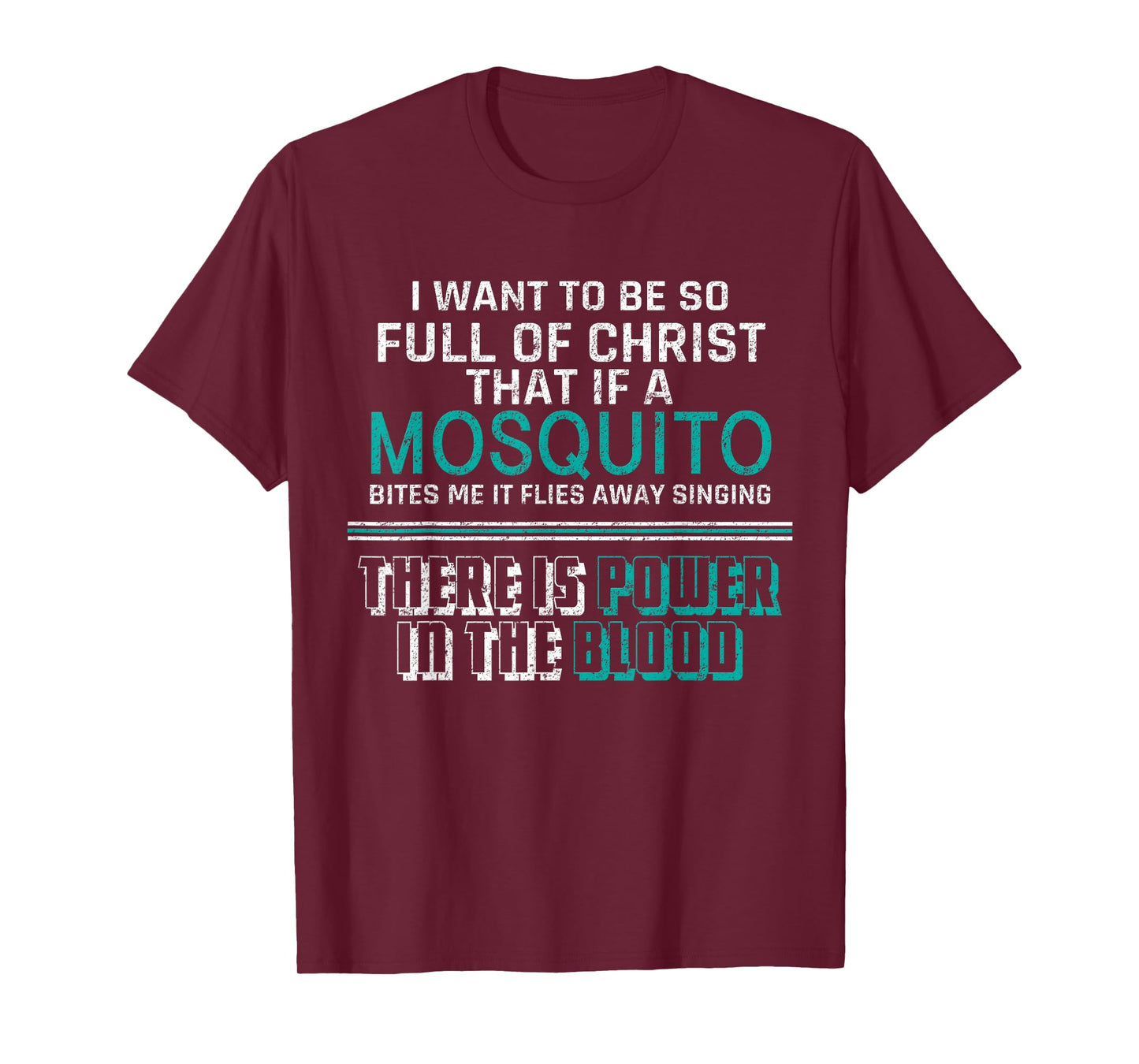 Christian Mosquito Bible Joke Meme Quotes Christian Gifts T-Shirt
