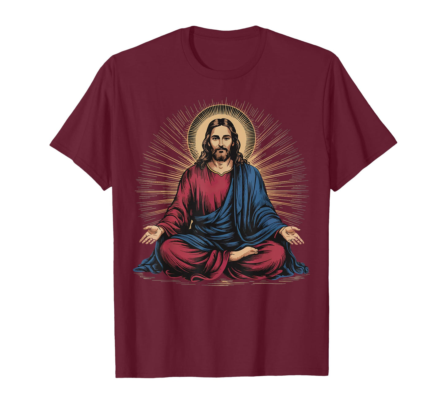 Jesus Meditating Christian Meditation T-Shirt