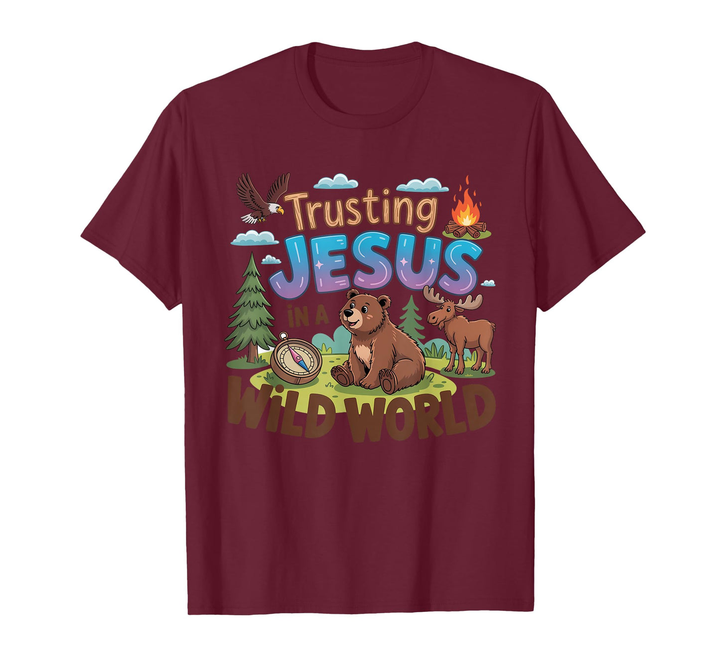 True North VBS Trusting Jesus In A Wild World Summer Camp T-Shirt