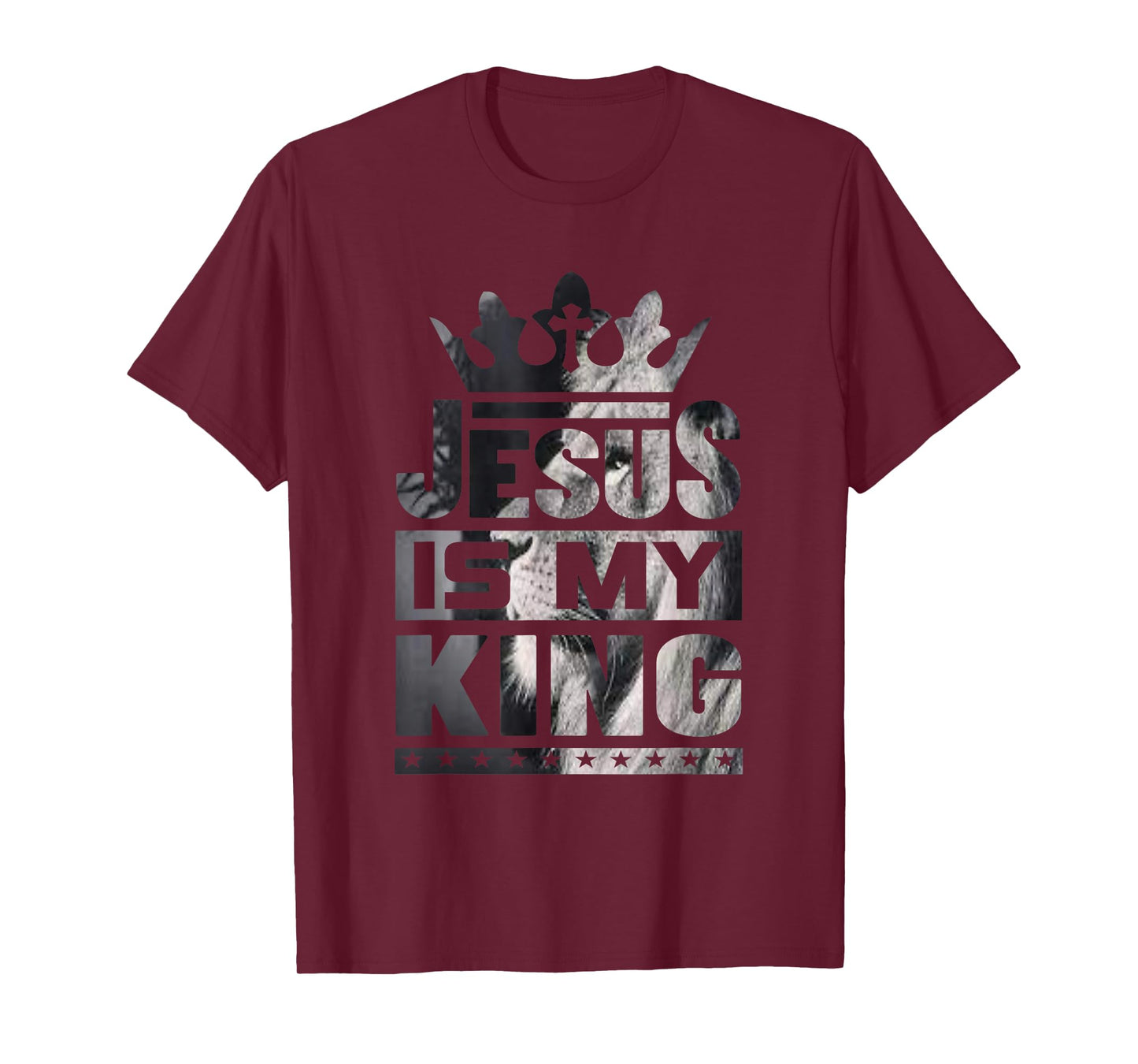 Jesus is My King – Bold Faith and Strength Design T-Shirt