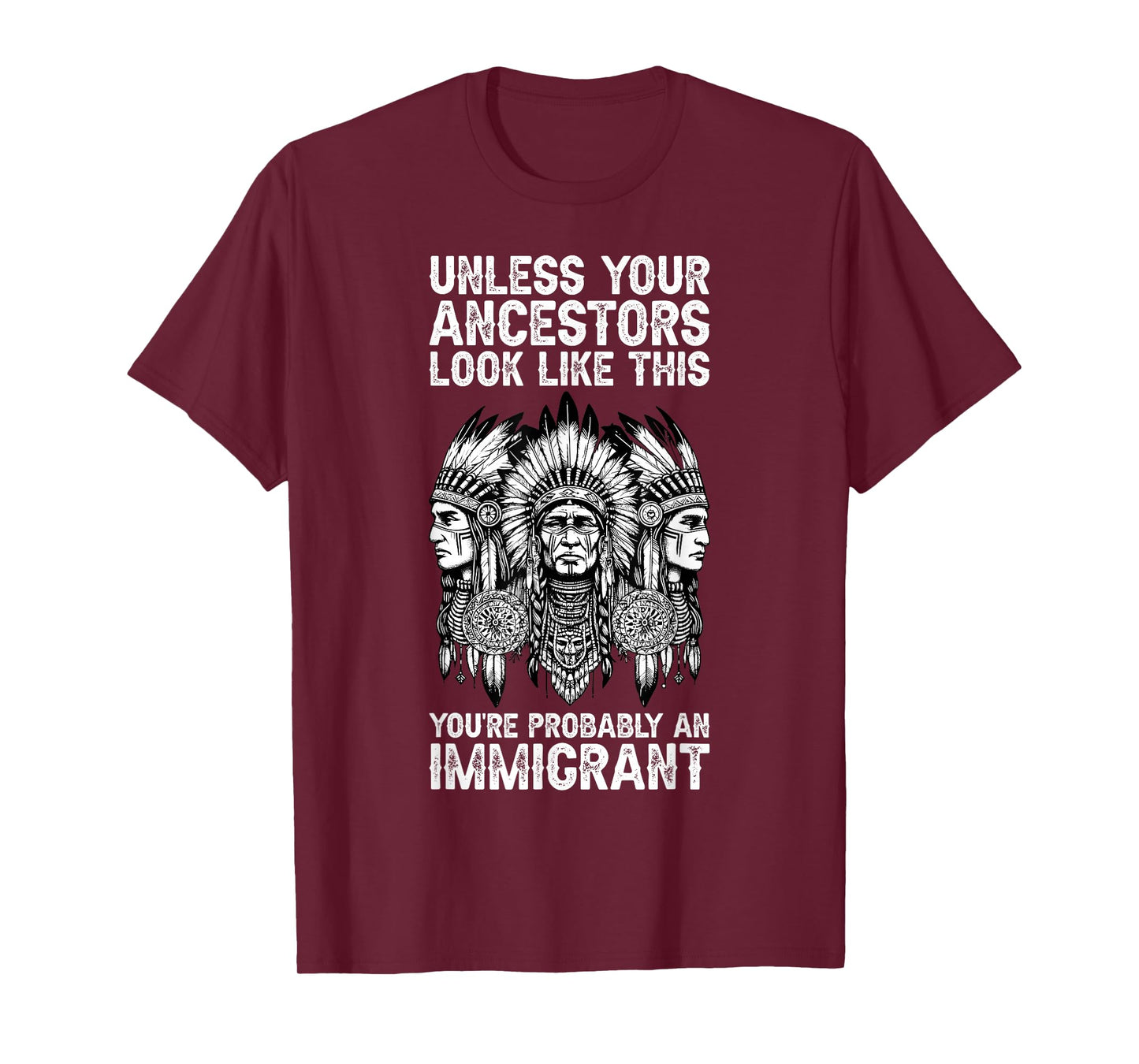 Indian Native American Clothing You're Probably An Immigrant T-Shirt
