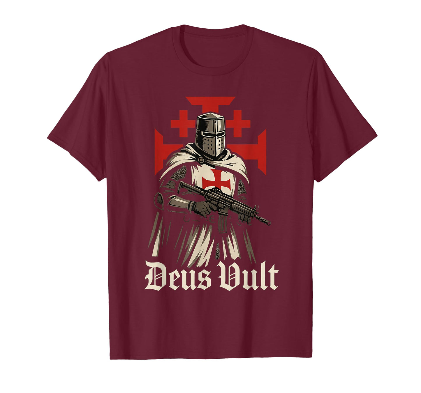 Deus Vult Templar Knight - Soldier of Christ T-Shirt