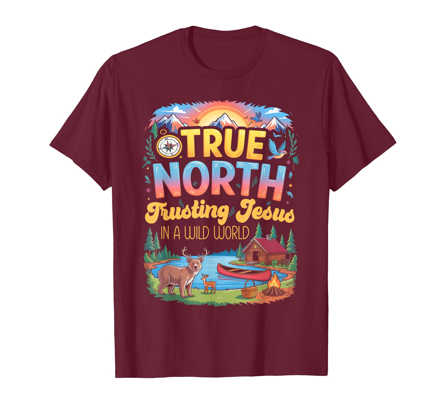 VBS 2025 True North Trusting Jesus Christian Summer T-Shirt