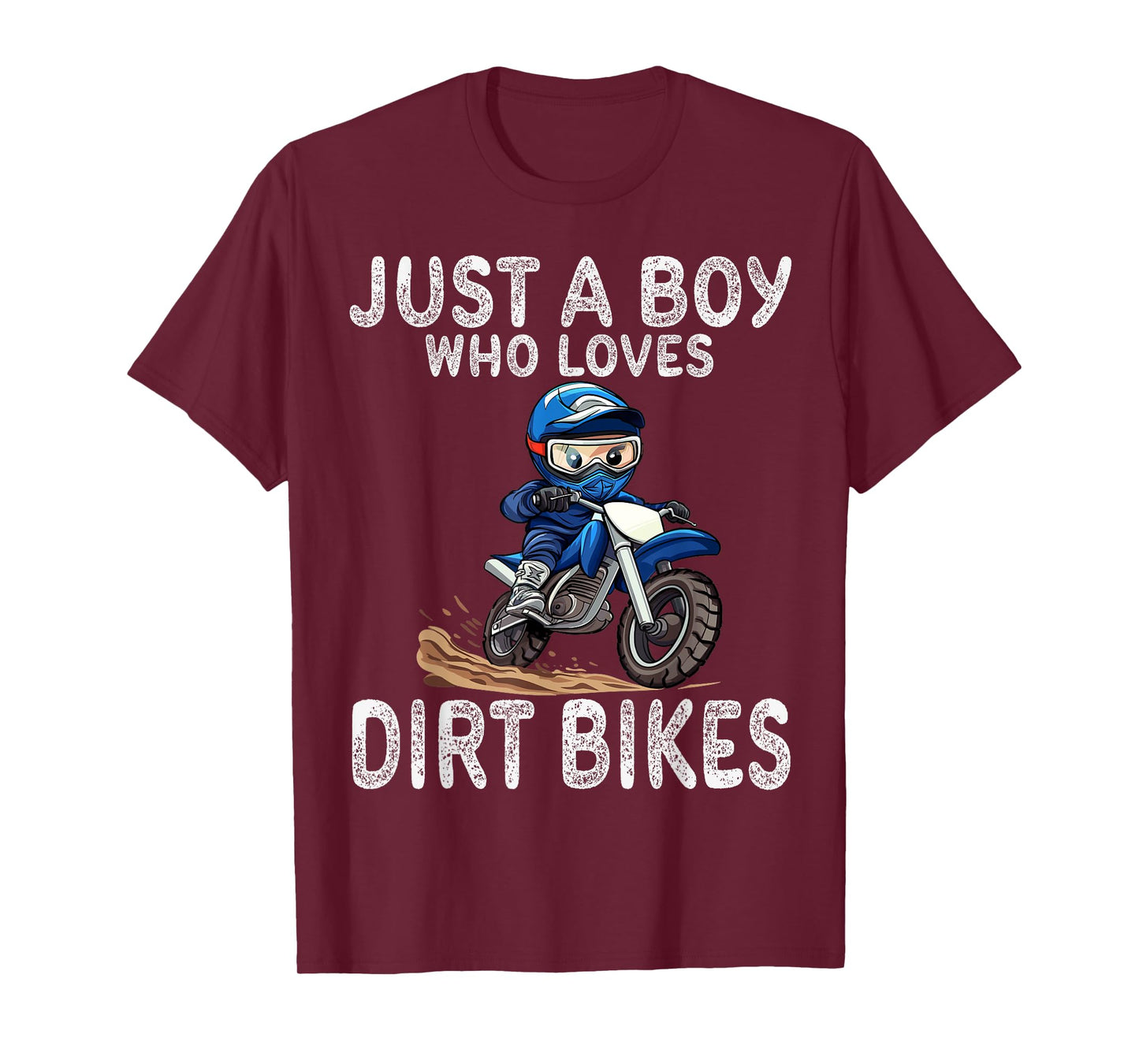 Just a boy who loves dirt bikes, Kids Dirt Bike T-Shirt