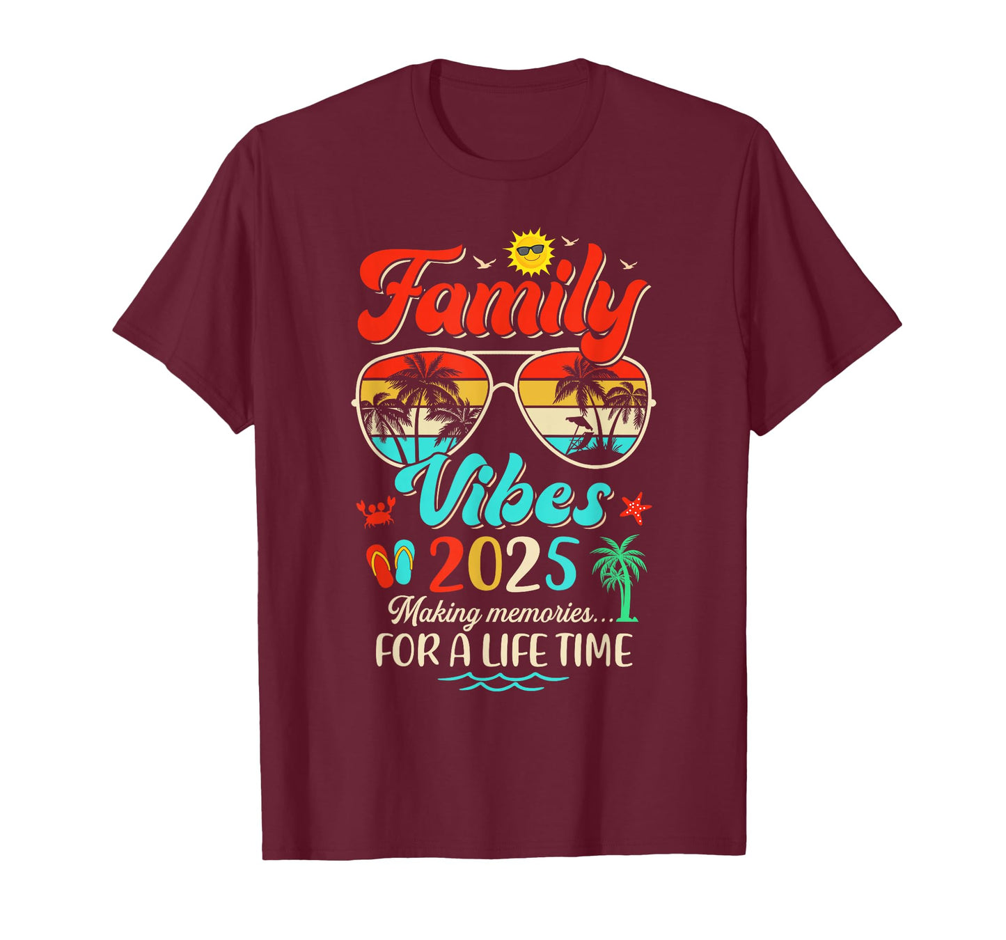 Funny Matching Family Reunion 2025 Making Memories T-Shirt