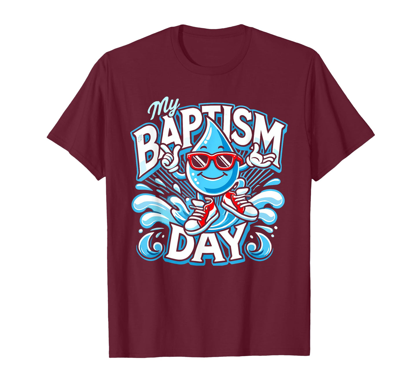 Baptism Dabbing Shirt Christian Shirts God Baptism Baptised T-Shirt