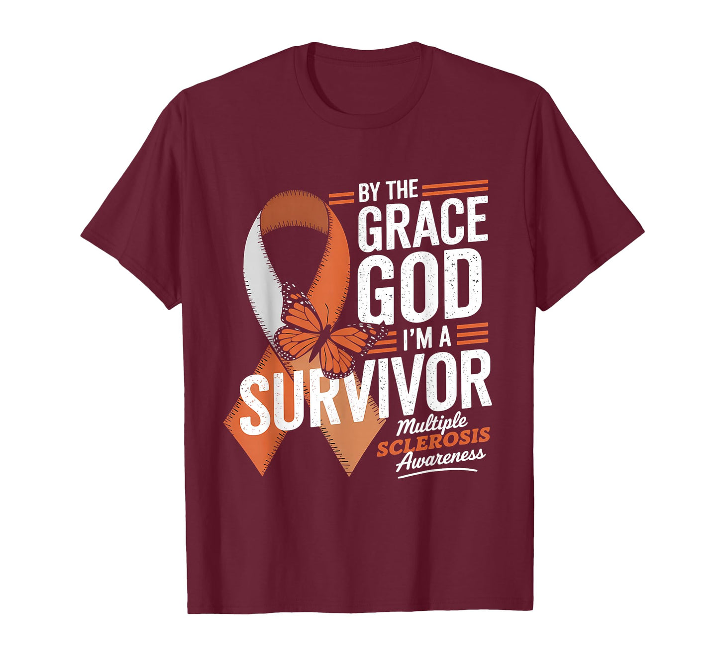 By The Grace God Multiple Sclerosis Awareness Month T-Shirt