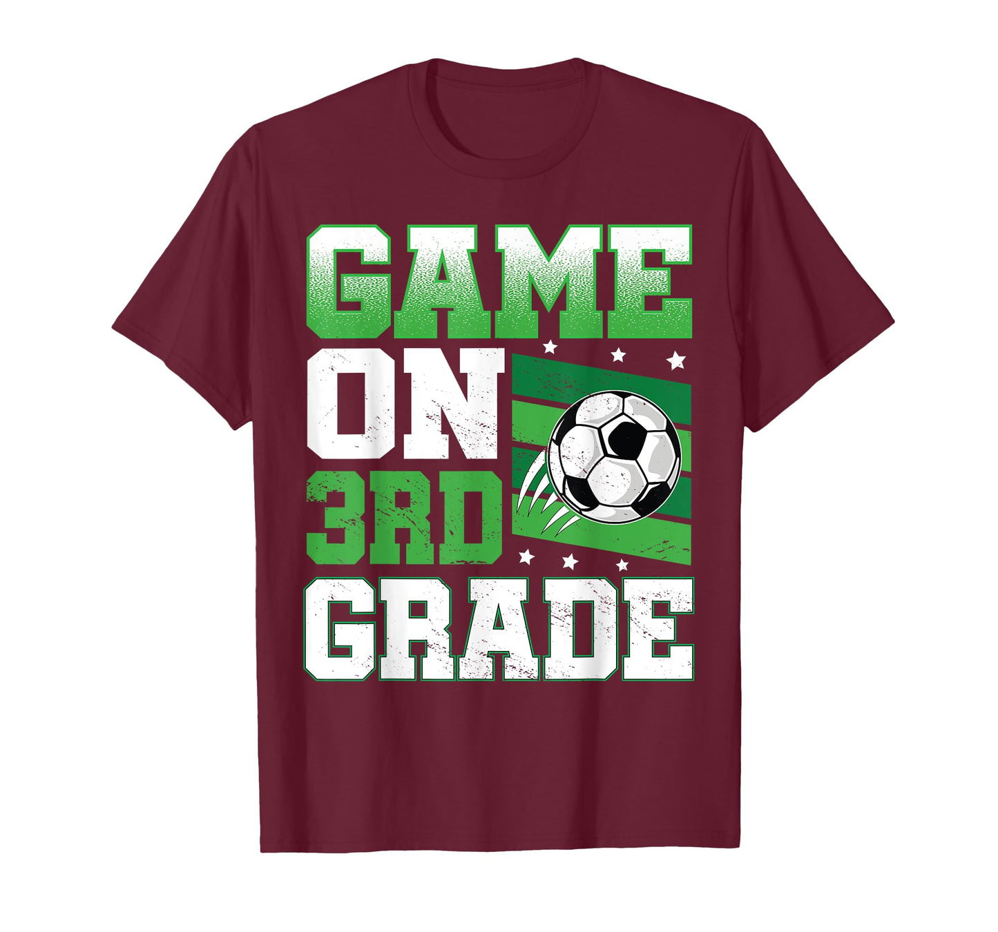 Soccer Game On 3rd Grade Back To School Cute Sports Boys T-Shirt