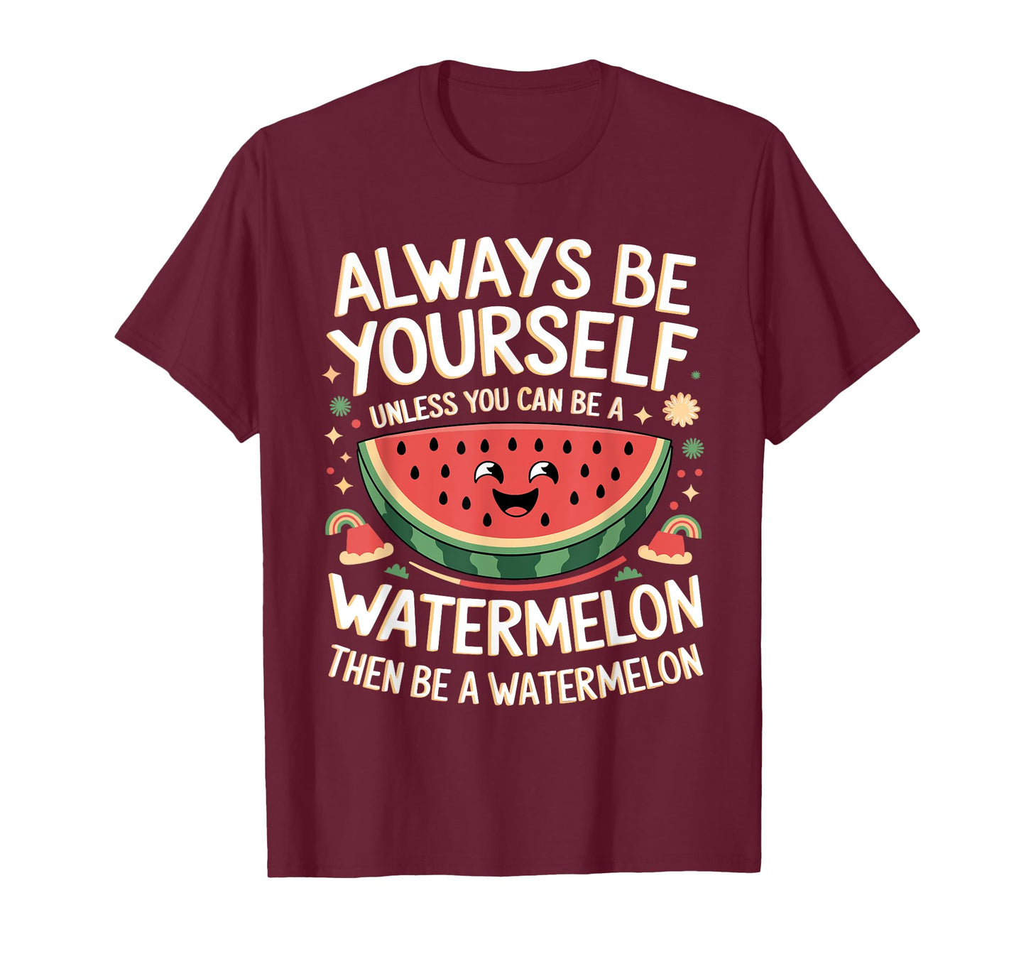 Cute Watermelon Funny Saying Watermelons Fruit Lovers Jokes T-Shirt