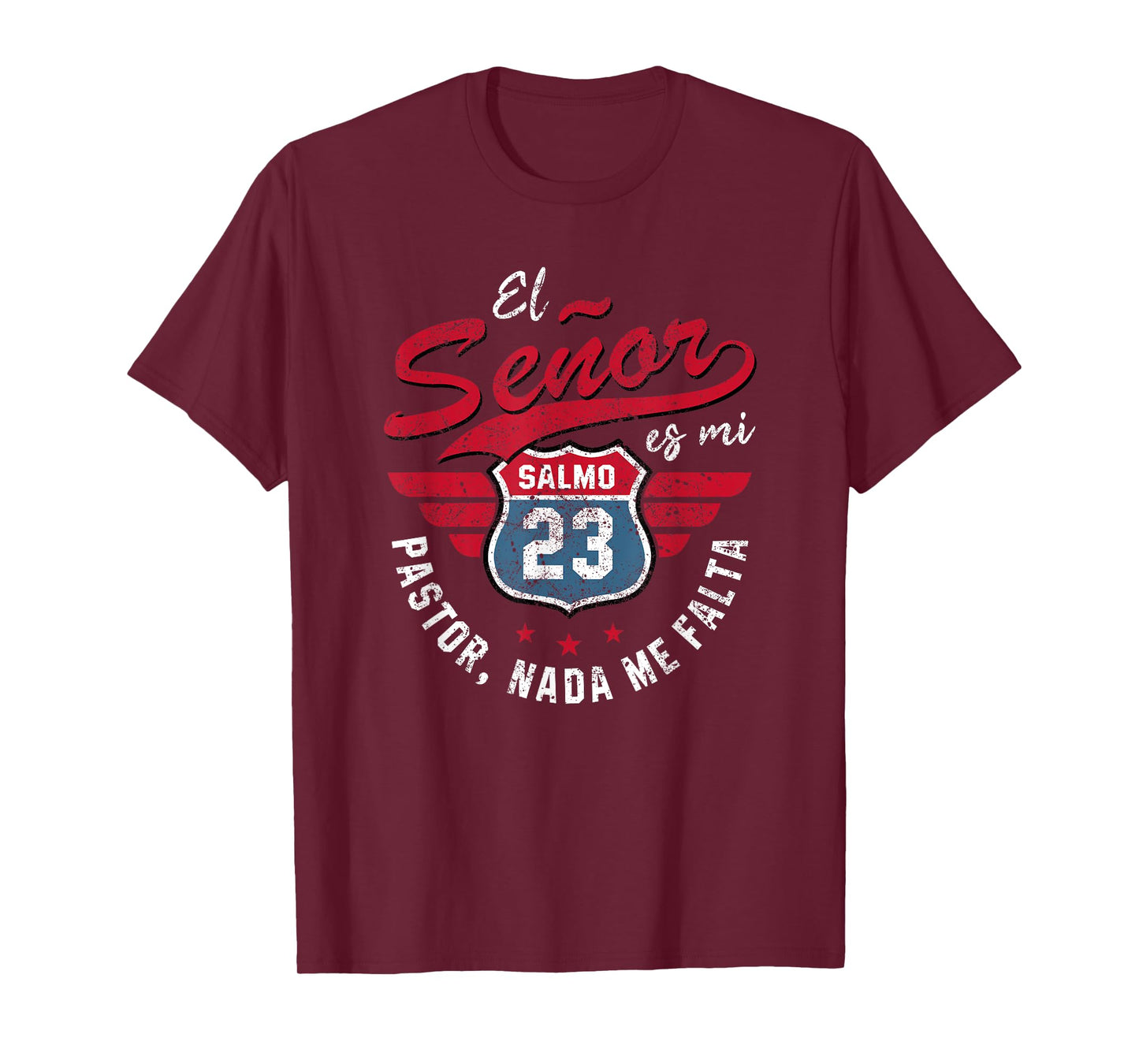 Salmo 23 El Señor Es Mi Pastor Preacher Christian T-Shirt