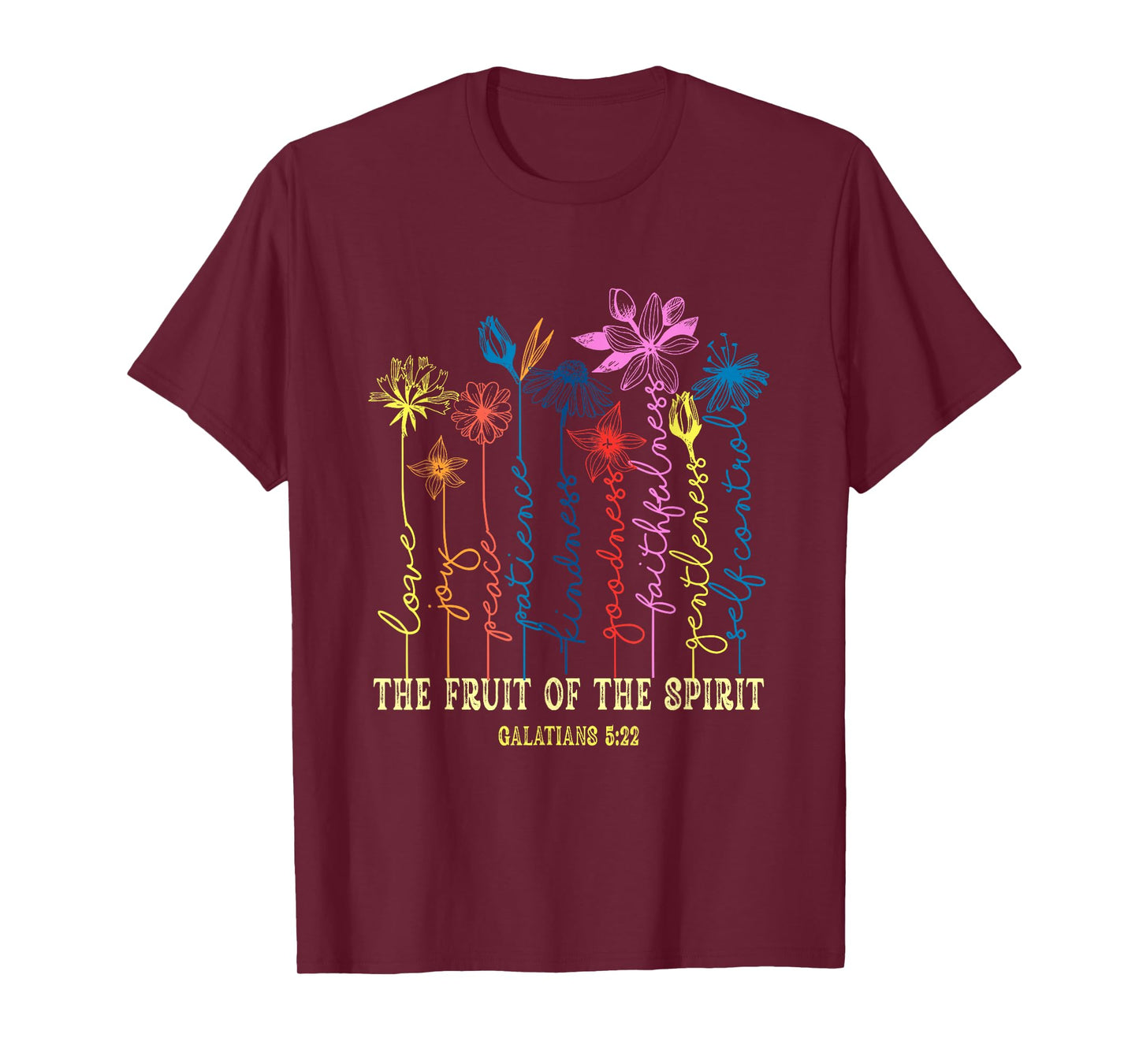The Fruit Of The Spirit Bible Verse Christian For Women T-Shirt