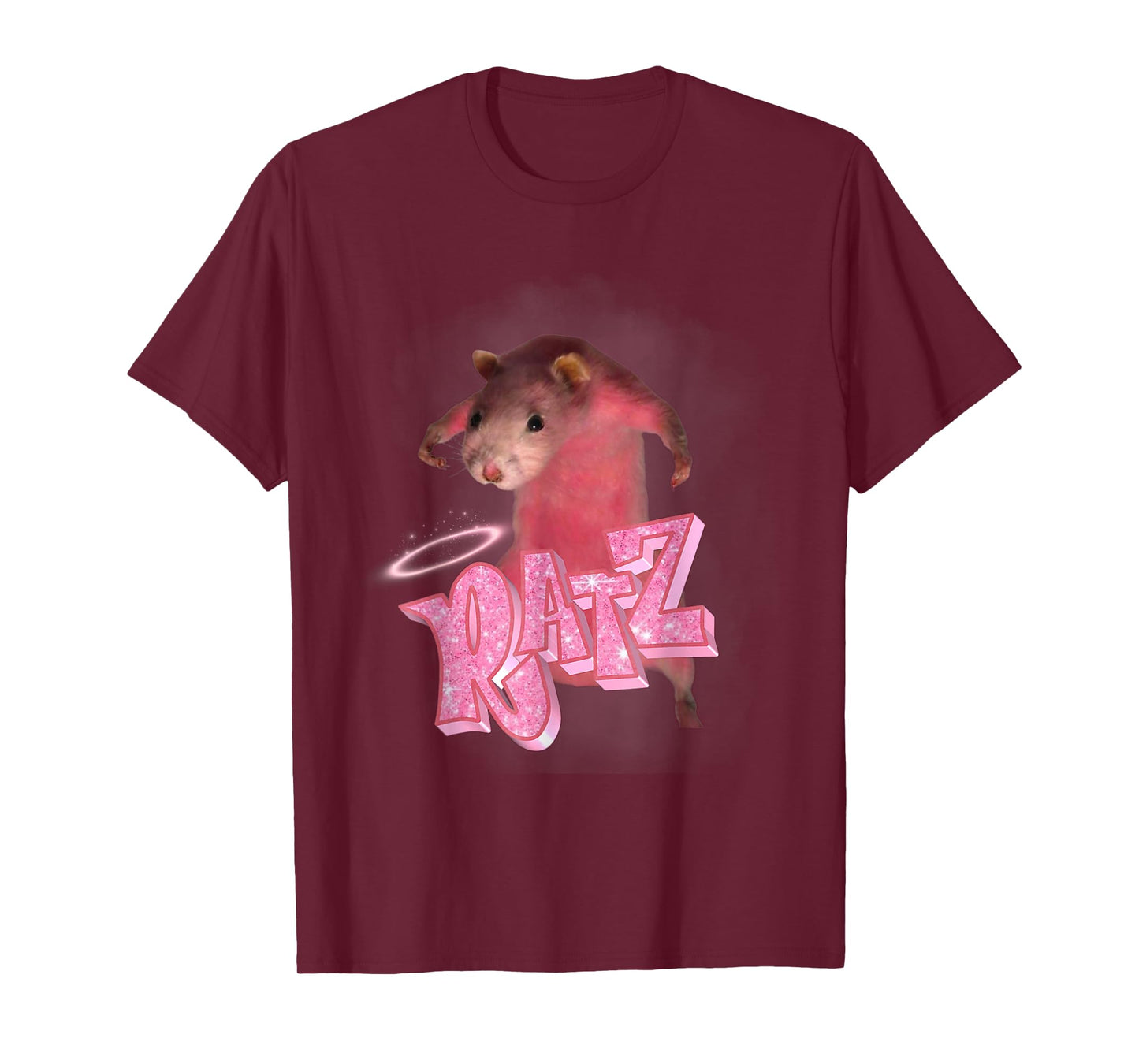 Retro Ratz - Funny Pink Rat Meme, Funny Saying T-Shirt