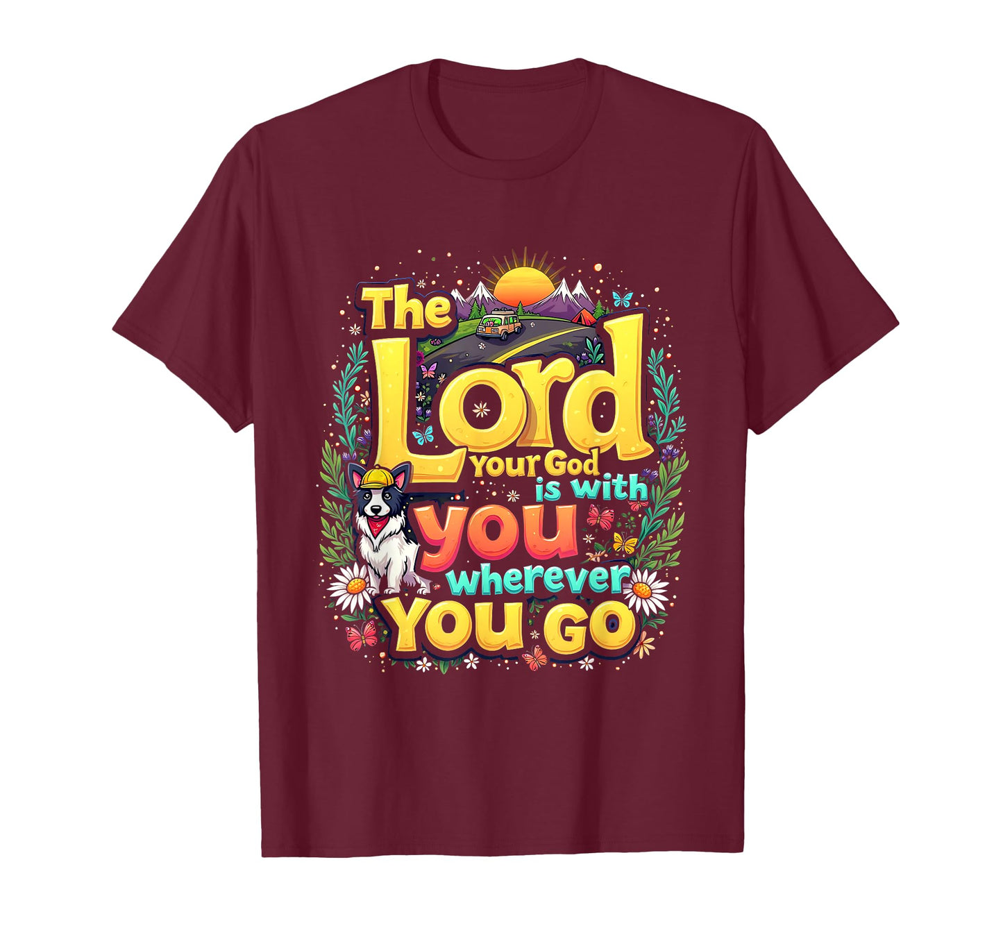 True North Road Trip The Lord Your God Christian VBS 2025 T-Shirt