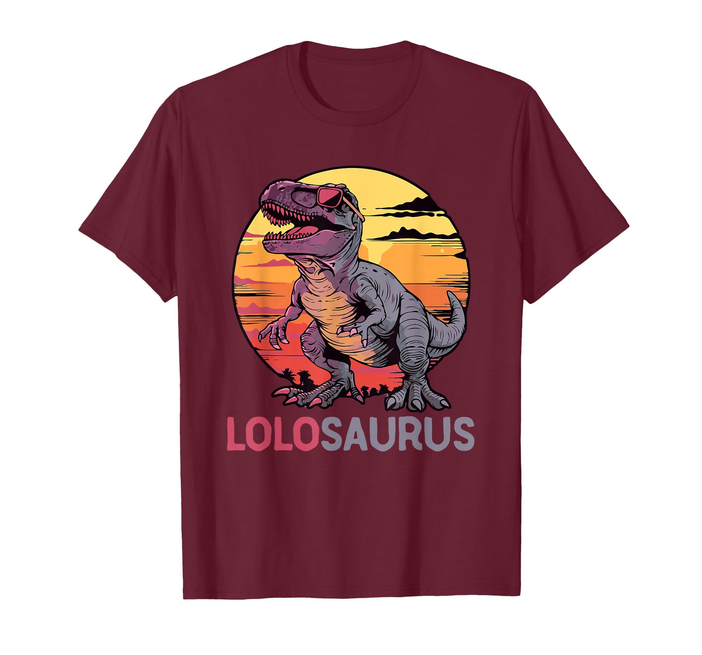 LoloSaurus Dino Dinosaur Lolo-Saurus T-Rex Funny Trex T-Shirt