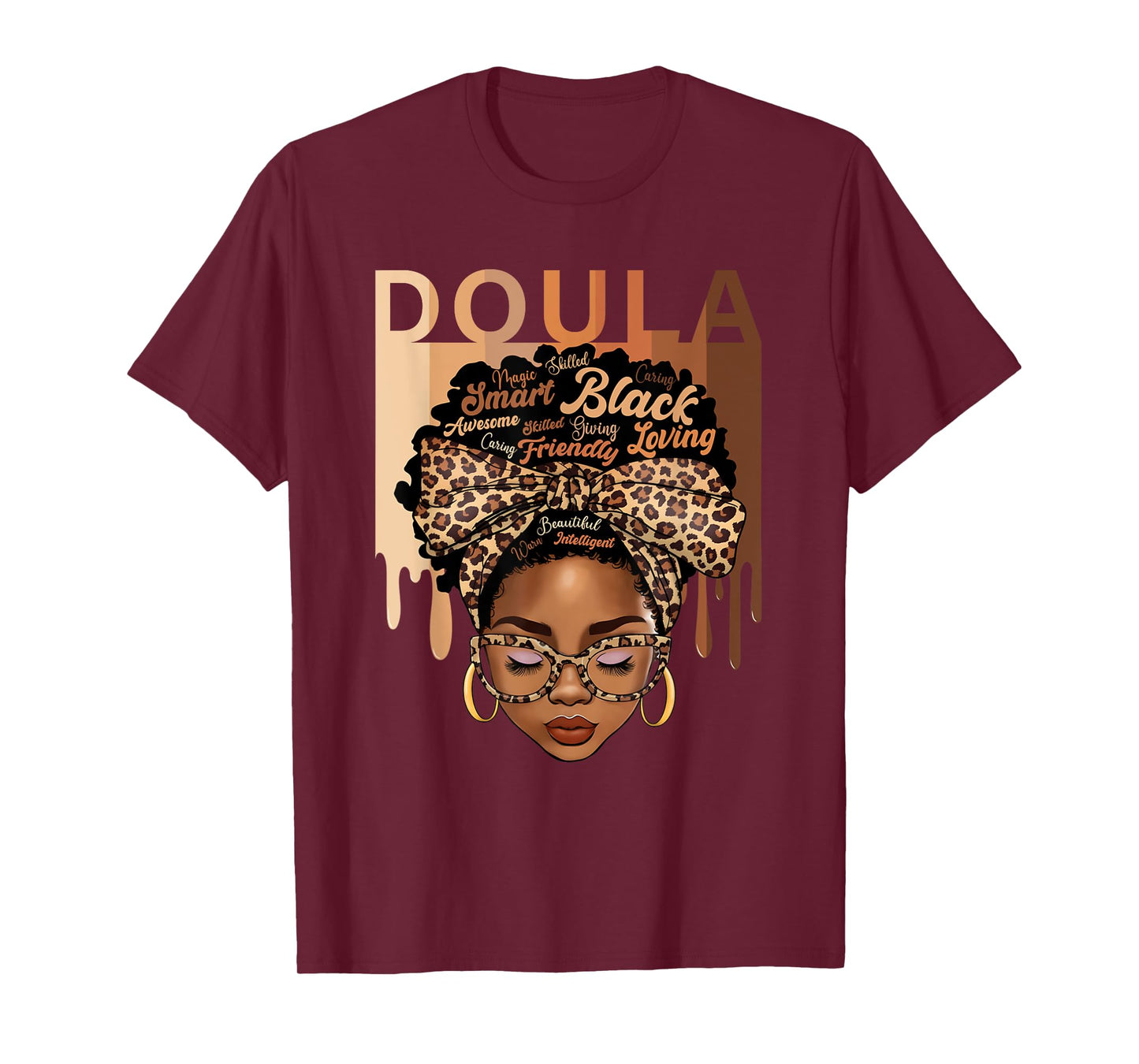Doula Appreciation Birth Doula Postpartum Dope black Doula T-Shirt