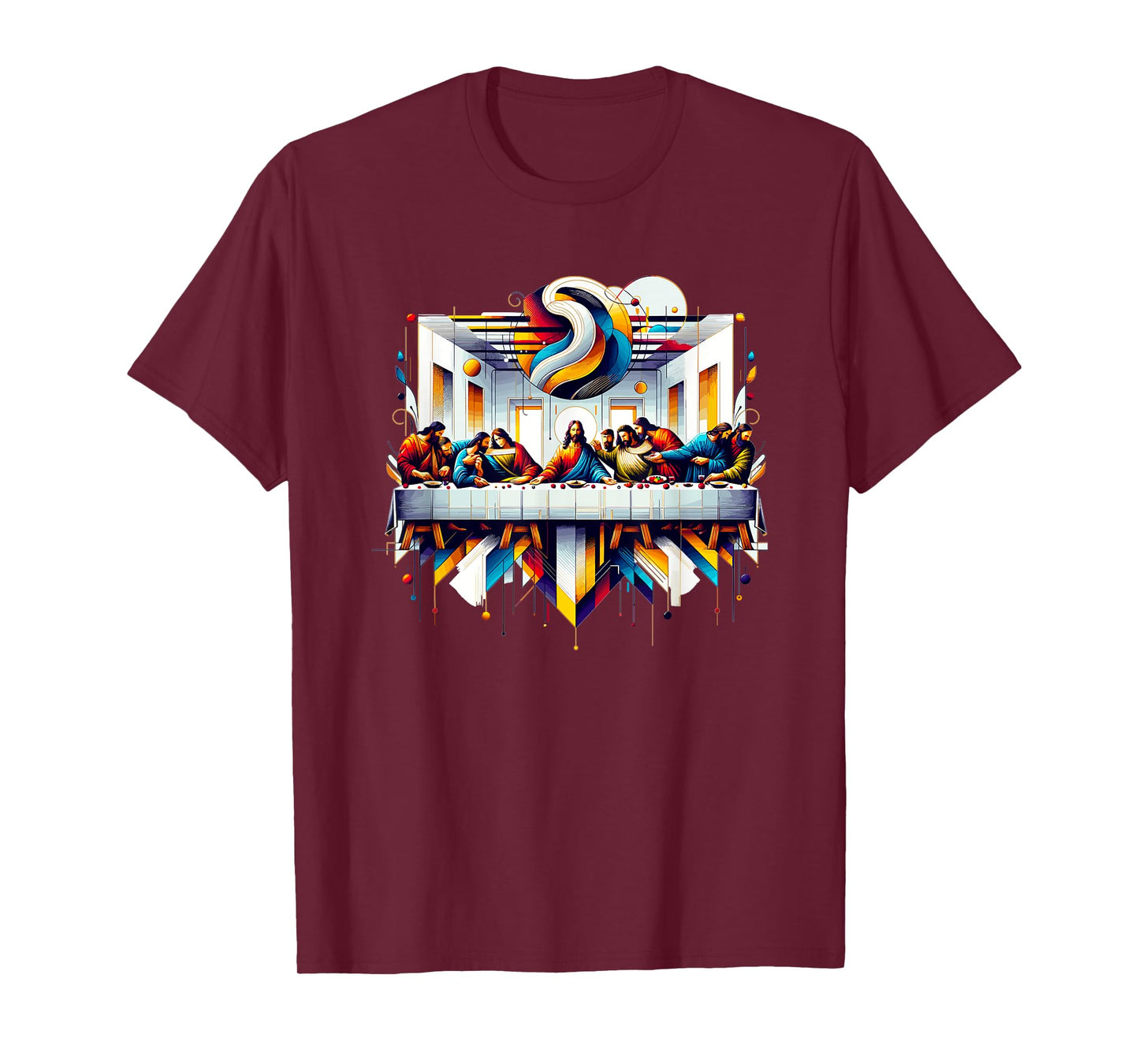 Jesus Last Supper Modern Women Men Christian T-Shirt