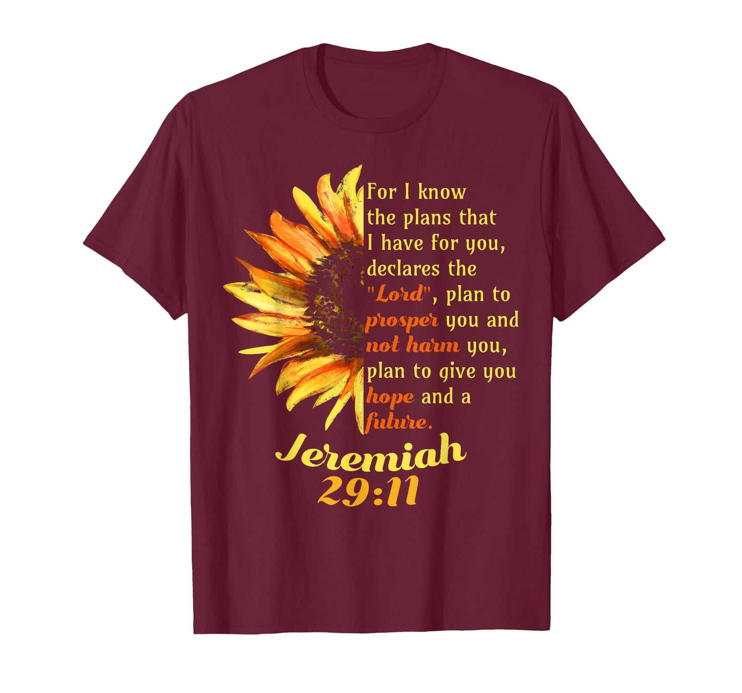 Jeremiah 29:11 Bible Christian Christian T-Shirt