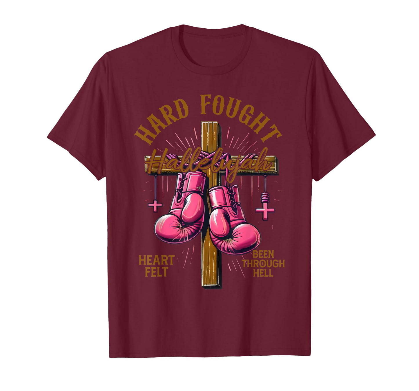 Brandon Hard Fought Hallelujah Praise Jesus T-Shirt