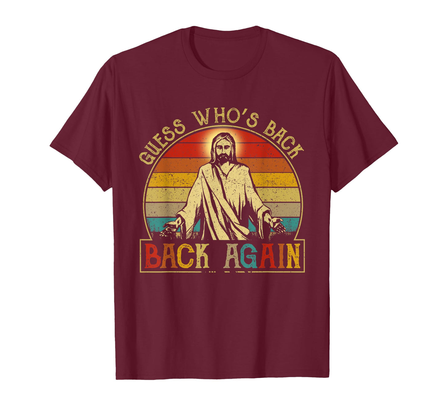 Guess Whos Back Jesus Easter Funny Vintage T-Shirt