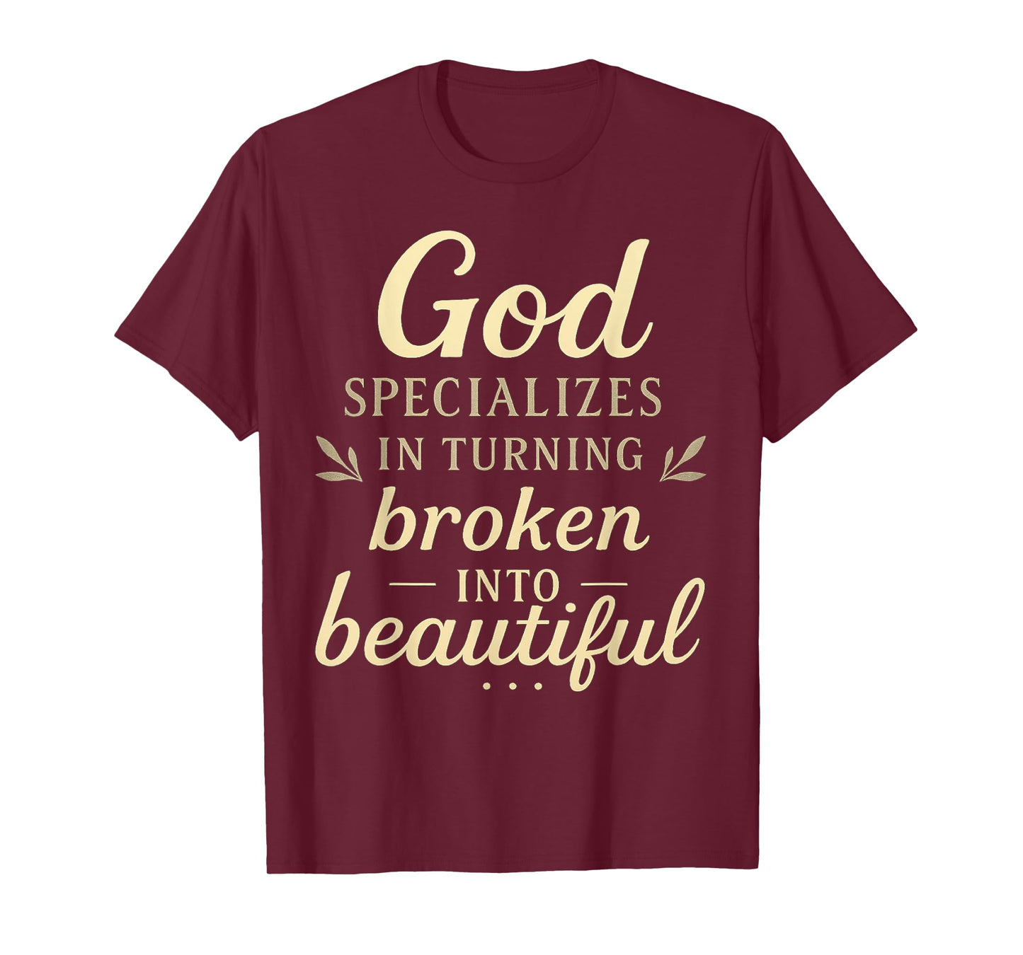 Inspirational Christian Religious Faith Based God Themed T-Shirt