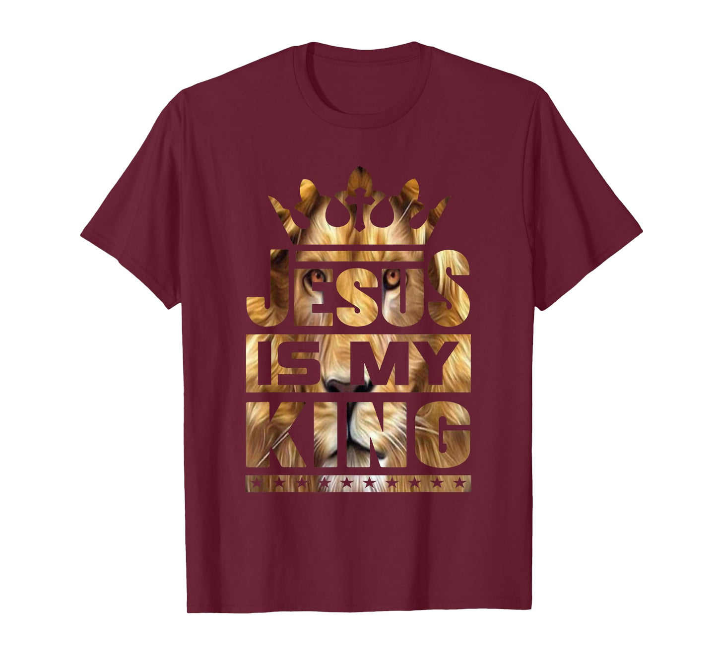 Jesus is My King – Bold Faith and Strength Design T-Shirt