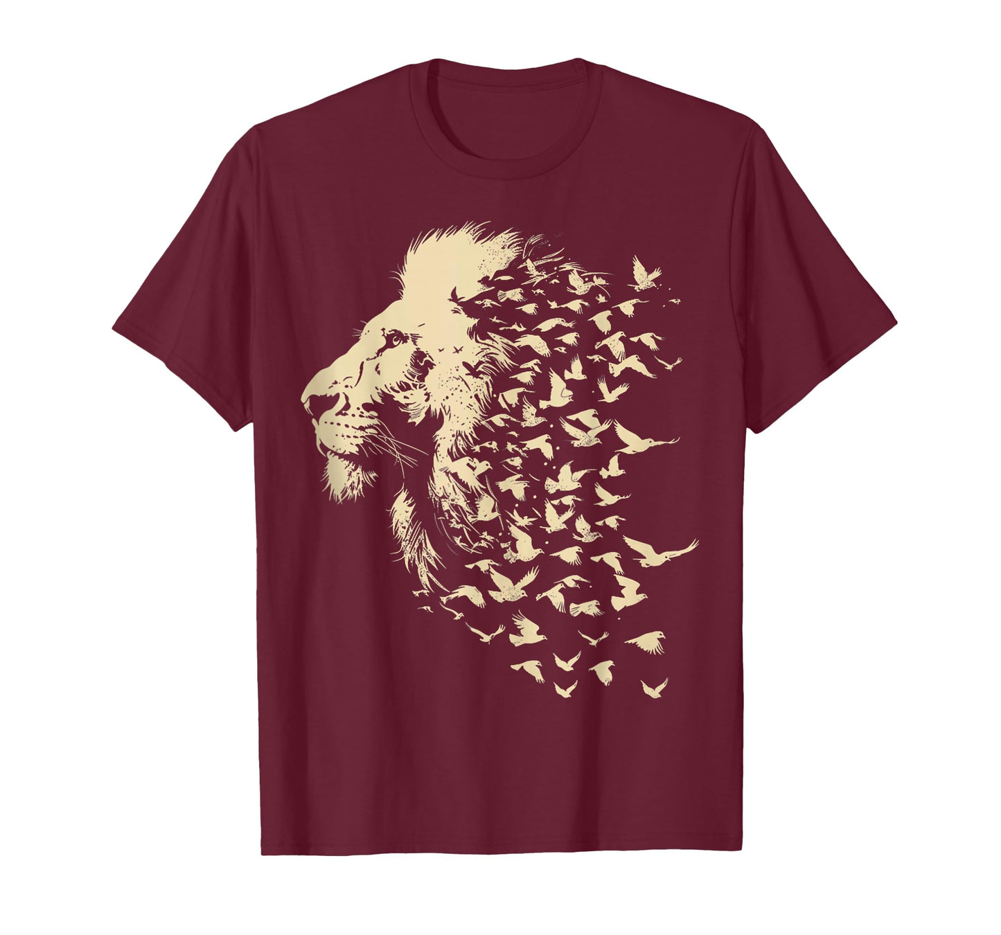 Flying Jesus Lion of Judah Christian Cross T-Shirt
