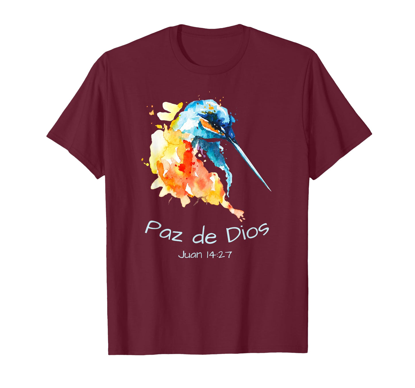 Paz de Dios Peace of God, Juan 14:27 Hummingbird T-Shirt