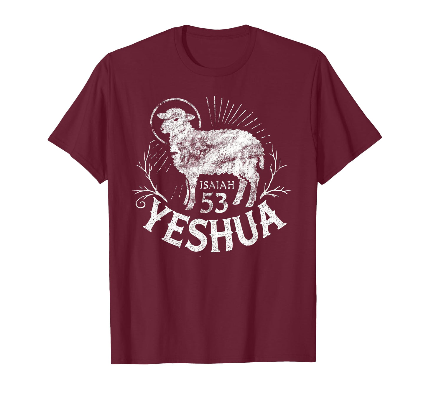 Isaiah 53 Lamb Yeshua Jesus T-Shirt
