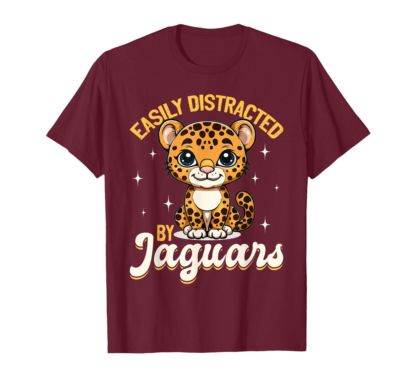 Funny Jaguar Animal Easily Distracted By Jaguars T-Shirt