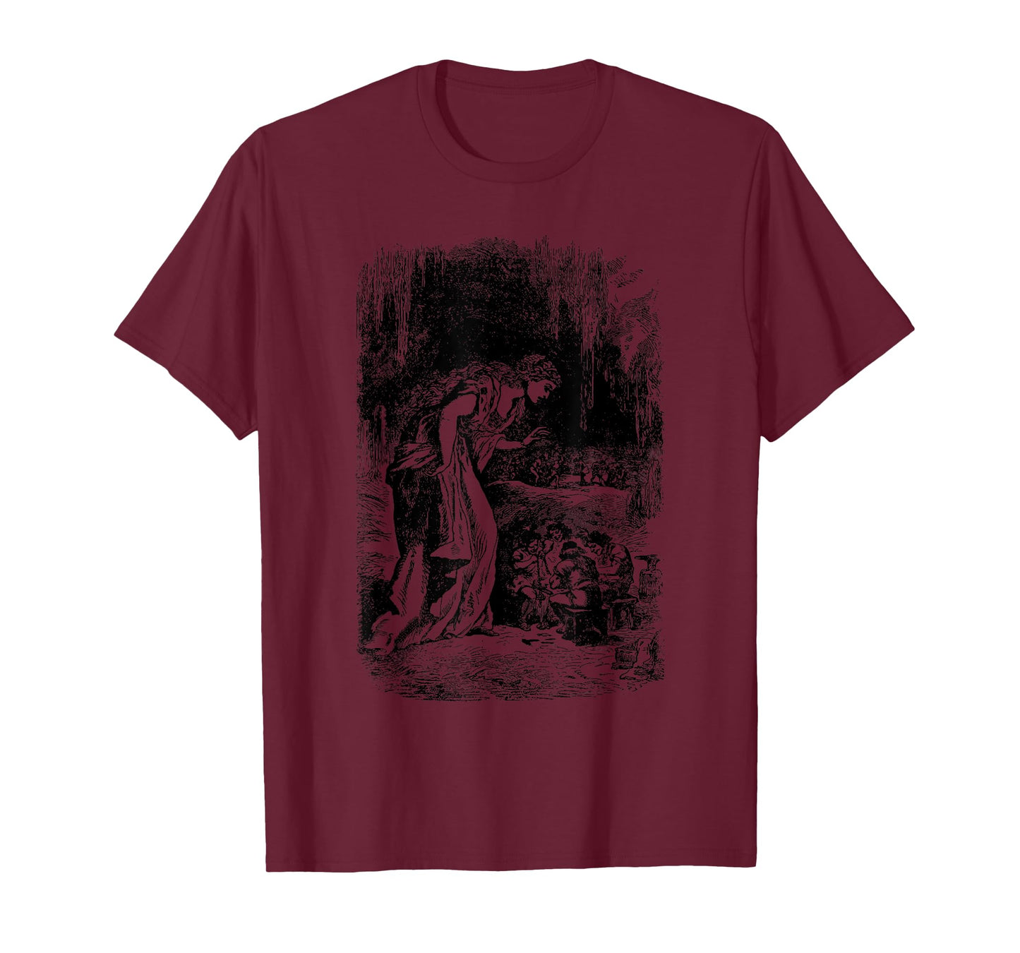 Freyja in The Dwarfs' cave Viking Norse Mythology Celtic T-Shirt