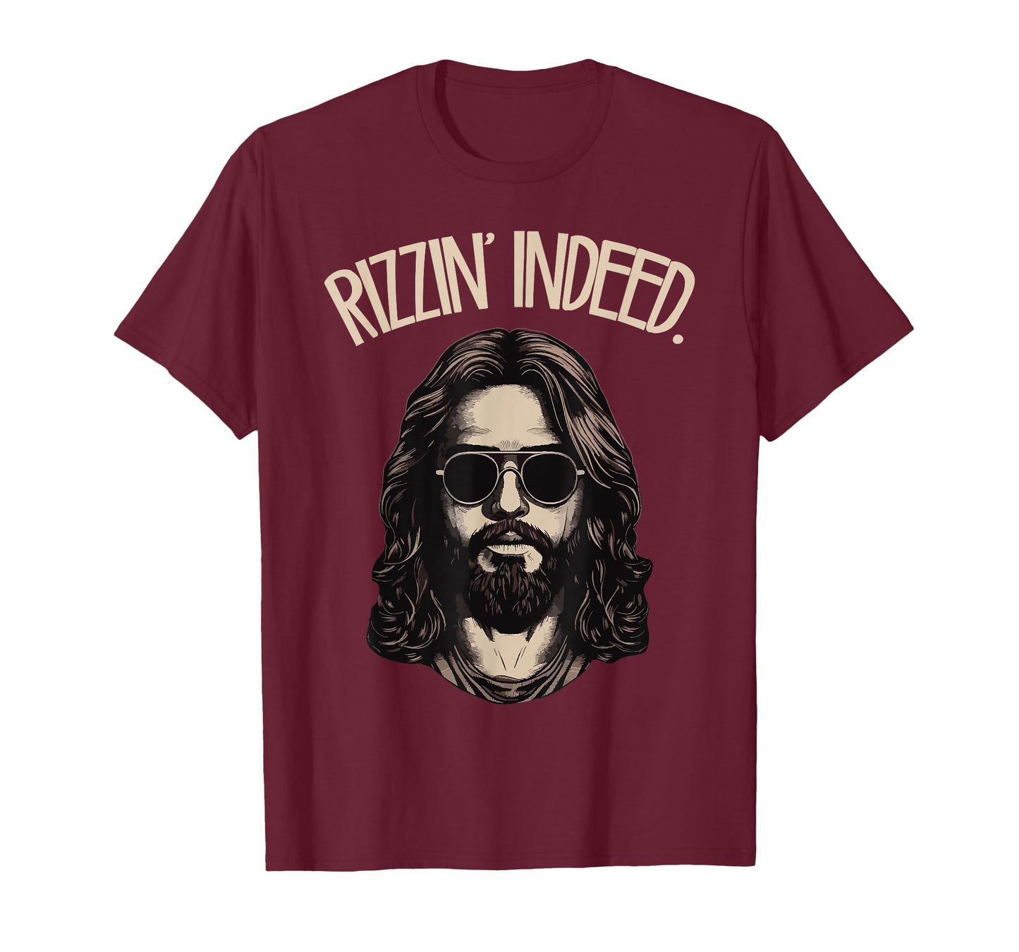 Funny Rizzin' Indeed Religious Christian Jesus Meme T-Shirt