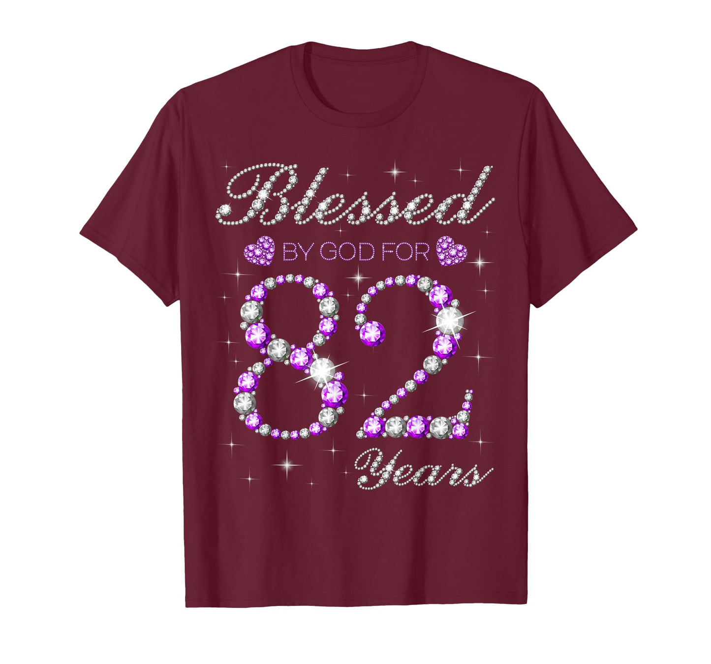Blessed By God For 82 Years Old 82nd Birthday Party B-day T-Shirt