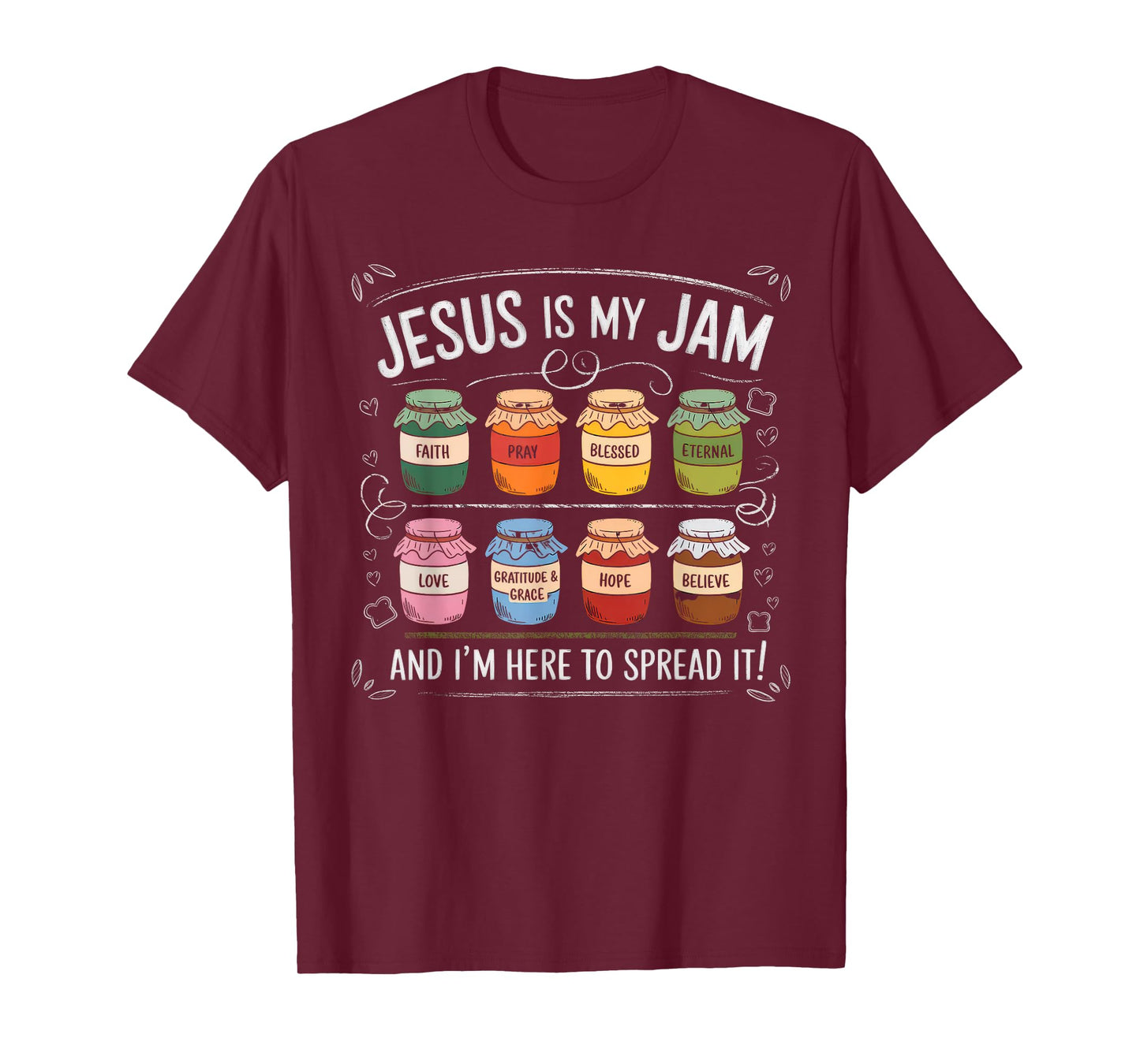Jesus is My Jam Tshirt Men Women Christian Bible Verse T-Shirt
