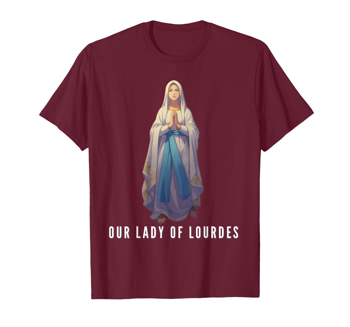 Our Lady of Lourdes Immaculate Blessed Mother T-Shirt