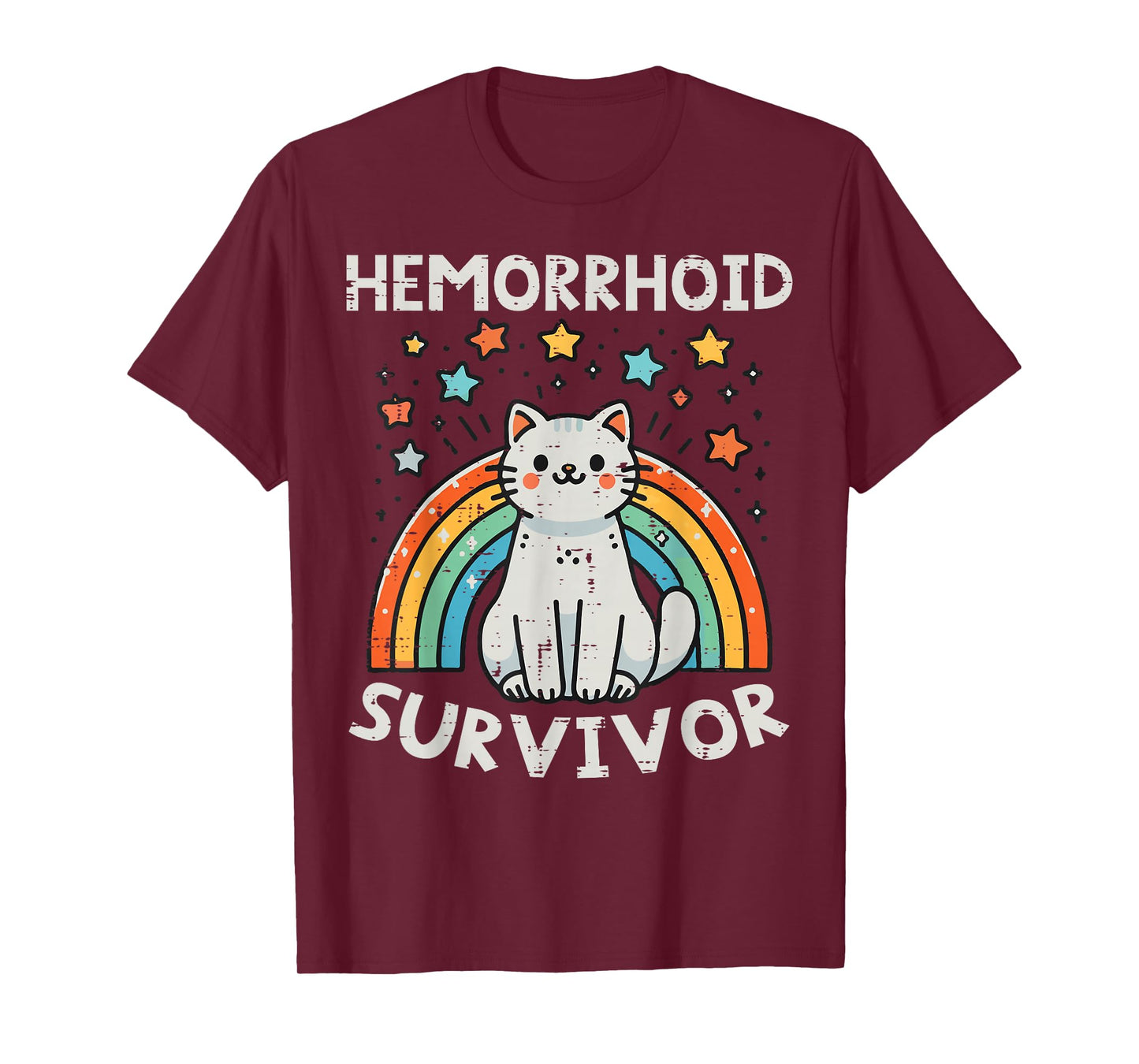 Survivor Cat Funny Cringe Weird Adult Humor Inappropriate T-Shirt