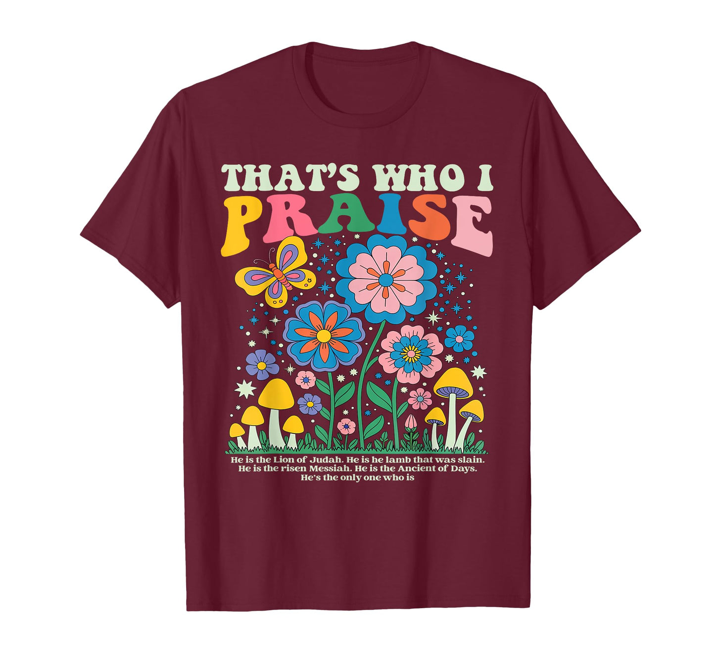 Brandon That's Who I Praise Jesus Christian Lake Merch T-Shirt