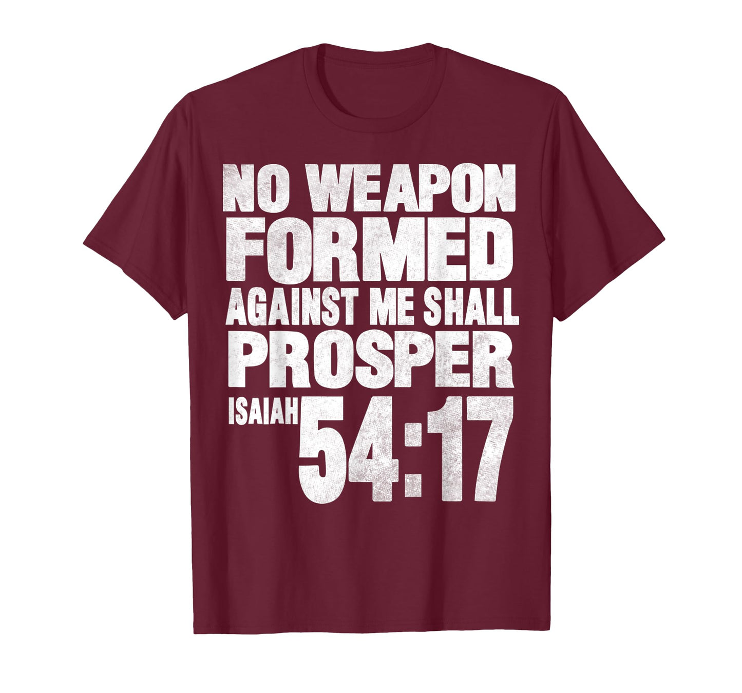 Vintage No Weapon Formed Against Me Shall Prosper Tee T-Shirt