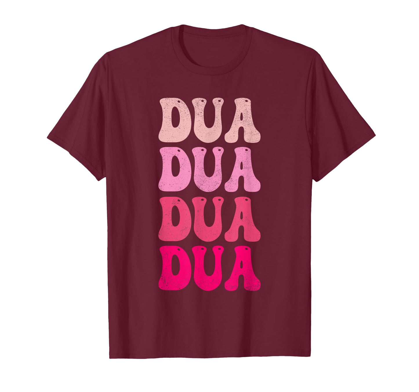 Vintage Retro Dua Personalized Name I Love Dua Groovy Meme T-Shirt