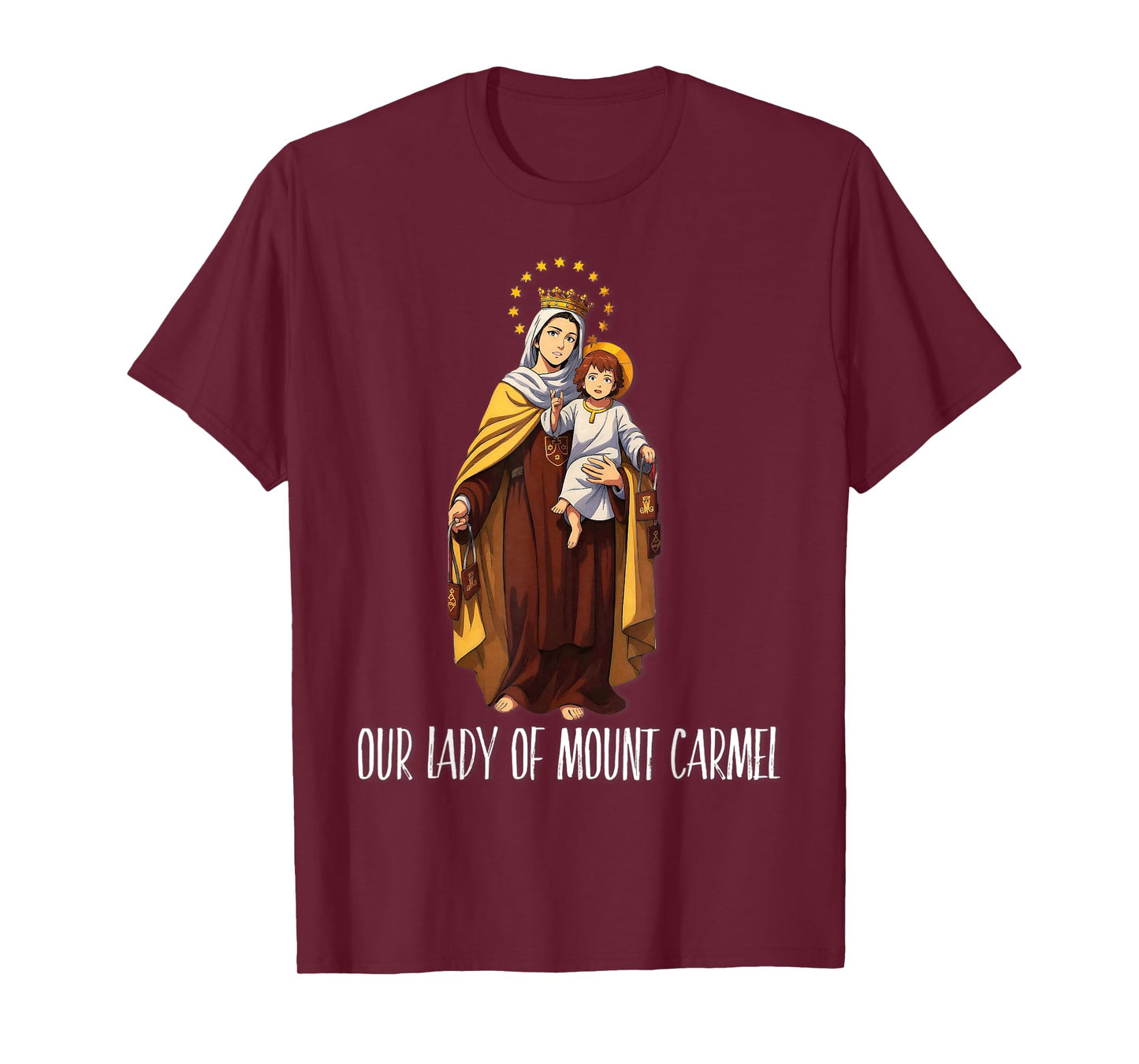 Our Lady of Mount Carmel Marian Catholic T-Shirt