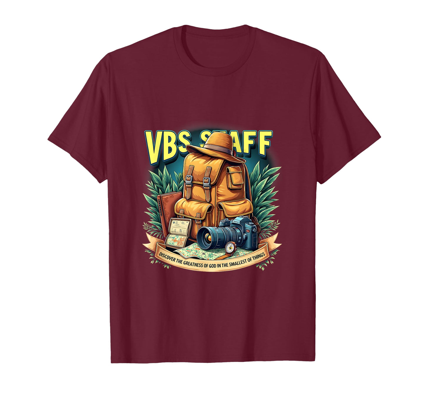 Staff Magnified Smallest Insects VBS Team VBS 2025 Adventure T-Shirt