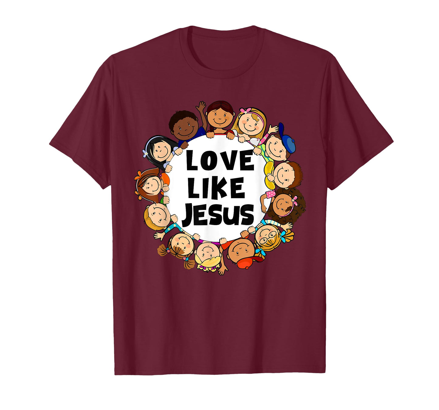 Kids Love Like Jesus Christian God Son Toddler Graphic Tee T-Shirt