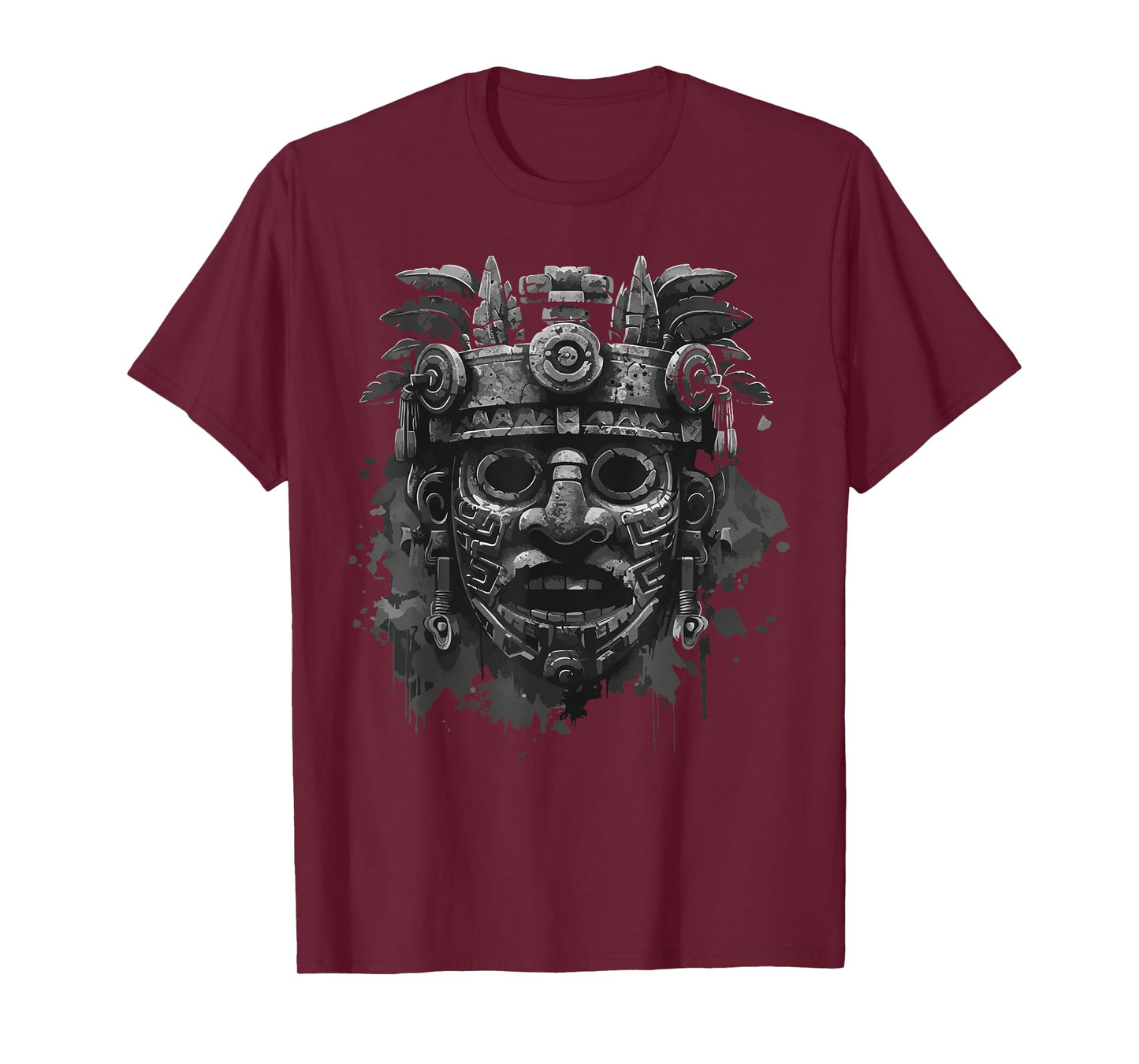 Aztec God Aztec Culture Mayan Indigenous Tlaloc Statue T-Shirt
