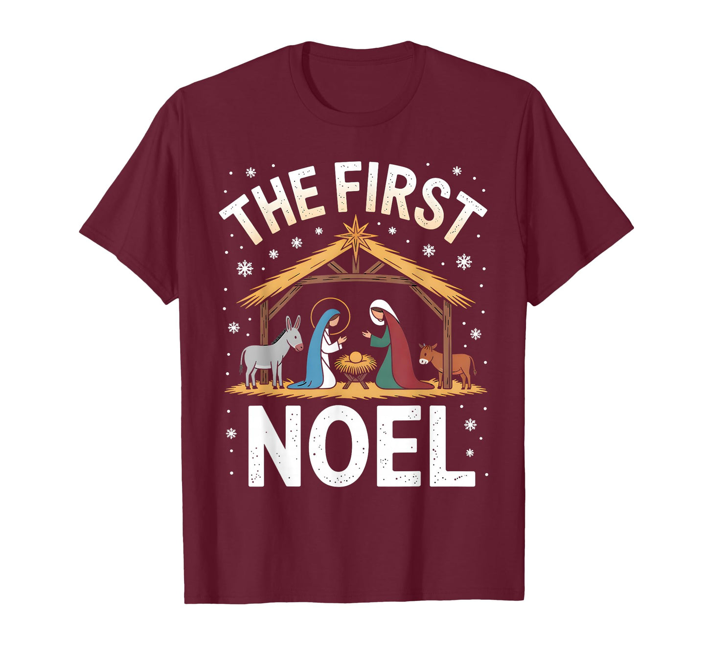 Christian Christmas First Noel Celebrate The Nativity T-Shirt